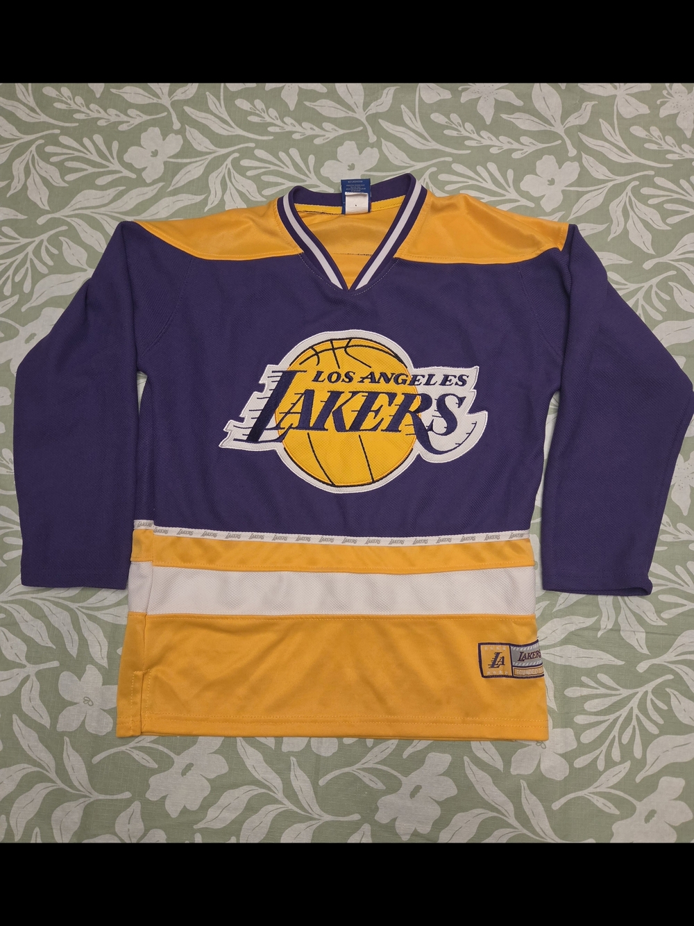 Kids Lakers Purple & Gold Jersey-Style Top